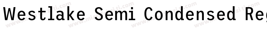Westlake Semi Condensed Regular字体转换